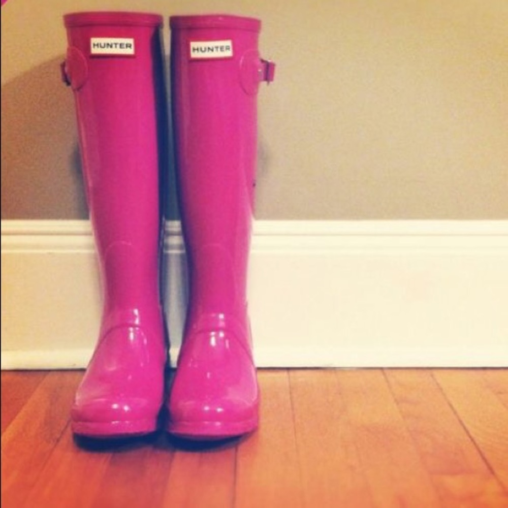HUNTER Rain Boots (Fushia)